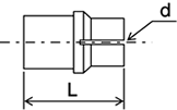 継手 鋼管用 外形寸法図